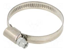 Cable tie | Ø: 32÷50mm | W: 9mm | Material: chrome steel AISI 430