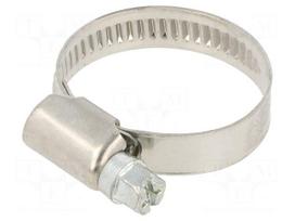 Cable tie | Ø: 20÷32mm | W: 9mm | Material: chrome steel AISI 430