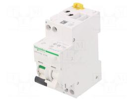 RCBO breaker | Inom: 10A | Ires: 30mA | Max surge current: 250A | IP20
