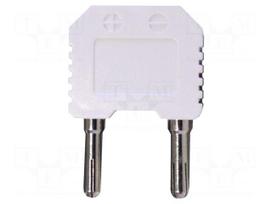 Adapter | banana 4mm plug x2,plug K