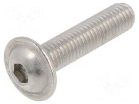 Screw | with flange | M8x35 | Head: button | hex key | HEX 5mm