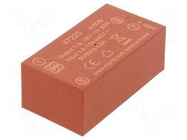 Converter: AC/DC | 20W | Uin: 85÷265VAC,120÷370VDC | Uout: 18VDC | 85%