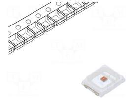 LED | Case (mm): 2835 | 120° | flat | 1.8÷2.4VDC | 2.8x3.5x0.65mm