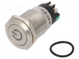 Switch: vandal resistant | Pos: 2 | SPDT | 3A/220VAC | 5A/24VDC | IP65