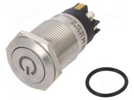Switch: vandal resistant | Pos: 2 | SPDT | 3A/220VAC | 5A/24VDC | IP65