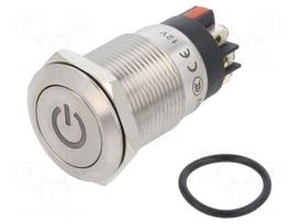 Switch: vandal resistant | Pos: 2 | SPDT | 3A/220VAC | 5A/24VDC | IP65