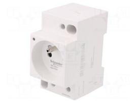 E-type socket | 250VAC | 16A | for DIN rail mounting | ACTI9