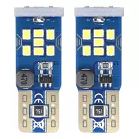 LED lemputės Canbus 21SMD itin ryškios 2016 T10 W5W baltos 12V 24V amio-02445