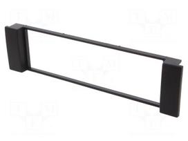 Radio frame | Audi,Seat | 1 DIN | black
