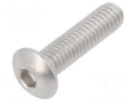 Screw | M4x16 | 0.7 | Head: button | hex key | HEX 2.5mm | ISO 7380