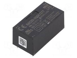 Converter: AC/DC | 20W | Uin: 85÷305VAC,120÷430VDC | Uout: 5VDC | 84%