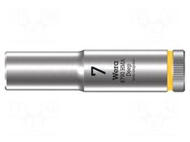 Socket: 6-angles | socket spanner | HEX 7mm | 1/4" | 8790 HMA Deep