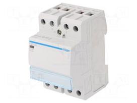 Contactor: 3-pole installation | 40A | 230VAC | NO x3 | ESC | -10÷50°C
