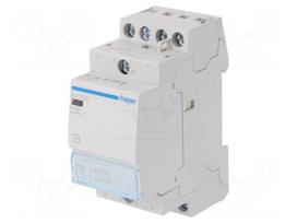 Contactor: 4-pole installation | 25A | 230VAC | NO x4 | ESC | -10÷50°C