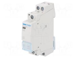 Contactor: 2-pole installation | 25A | 24VAC | NO x2 | ESD | -10÷50°C