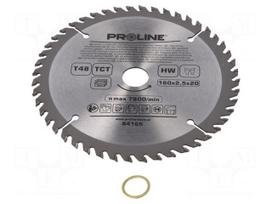 Circular saw | Ø: 160mm | Teeth: 48 | cemented carbide | hardened | wood