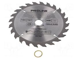 Circular saw | Ø: 160mm | Teeth: 24 | cemented carbide | hardened | wood