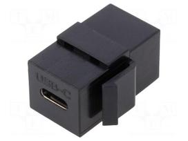 Coupler | socket | female x2 | USB C socket x2 | Keystone | straight