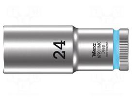 Socket: 6-angles | socket spanner | HEX 24mm | 1/2" | 8790 HMC Deep