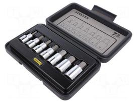 Socket: hex key-bit-set | socket spanner | 1/2" | 7pcs.