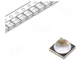 Power LED | UV | 60° | 2000mA | 10W | λd: 365÷370nm | 6.4÷8.4VDC | EMITER