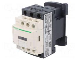 Contactor: 3-pole | NO x3 | Auxiliary contacts: NO + NC | 220VAC | 18A