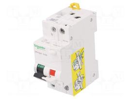 RCBO breaker | Inom: 20A | Ires: 30mA | Max surge current: 250A | IP20