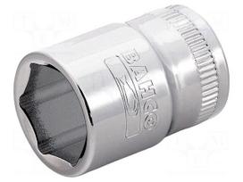 Socket: 6-angles | socket spanner | HEX 17mm | 3/8" | alloy steel
