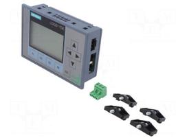 Control panel | LOGO!8 | for DIN rail mounting