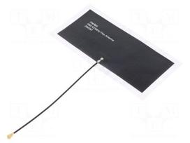 Antenna | ISM,RF | 1.2dBi | linear | for ribbon cable | 87.4x12.4mm