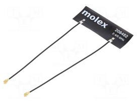 Antenna | Bluetooth,WiFi,ZigBee | 2.9dBi,3.4dBi,5dBi,5.9dBi | U.FL