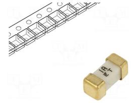 Fuse: fuse | ceramic | 1A | 125VAC | 125V | 125VDC | time-lag | SMD | 449