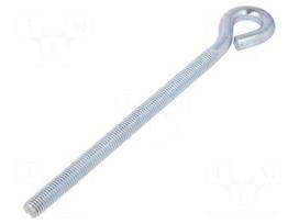 Hook | ring | steel | zinc | 200mm
