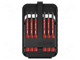 Tools set: screwdriver bits | slot | 1kVAC | Holder: hexagonal | 6mm