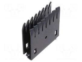 Heatsink: extruded | U | TO218 | black | L: 44.6mm | W: 12.5mm | H: 44.6mm