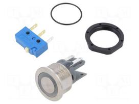 Switch: vandal resistant | Pos: 2 | SPDT | 0.01A/30VAC | 0.01A/42VDC
