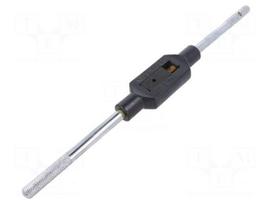 Tap wrench | Grip capac: 7/32"-3/4",G 1/8"-G 1/2",M5-M20 | steel