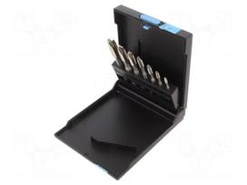 Tools set: taps | plastic box | Holder: machine | 7pcs.
