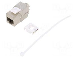 Connector: RJ45 | socket | Cat 6a | shielded,Keystone,PoE++ | 8p8c