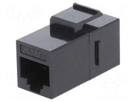 Coupler | socket | Cat 5e | Keystone,PoE,PoE+ | 8p8c | RJ45 socket x2