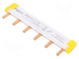 Busbar | Poles: 1 | Urated: 415V | 100A | No.of mod: 6 | Uinsul: 500V