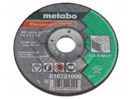 Grinding wheel | Ø: 125mm | Disc thick: 6mm | concrete,stone | 22.22mm