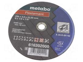 Cutting wheel | Ø: 230mm | Disc thick: 3mm | steel | 22.2mm