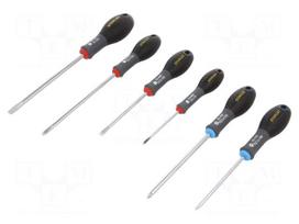 Screwdriver: universal-set | Pozidriv®,slot | FATMAX® | 6pcs.