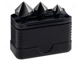 Countersink | 12.4÷20.5mm | metal,plastic | 3pcs | high speed steel