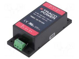 Converter: DC/DC | 10W | Uin: 80÷160VDC | Uout: 12VDC | Iout: 833mA | 3kV