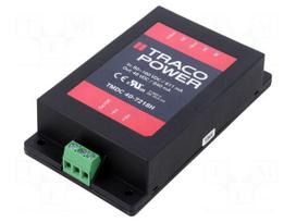 Converter: DC/DC | 40W | Uin: 80÷160VDC | Uout: 48VDC | Iout: 840mA | 3kV