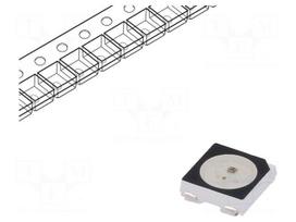 Programmable LED | RGB | SMD | PLCC4 | 3.7÷5.5VDC | 5x5x1.6mm