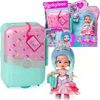 „Kookyloos Sweet Wishes“ lagamino kolekcinė figūrėlė su lagaminu, drabužių spinta ir aksesuarais