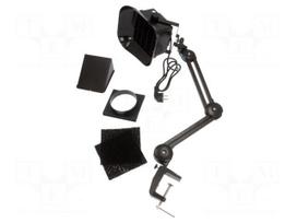 Fume extractor | 1000l/min | 230VAC | 23W | black